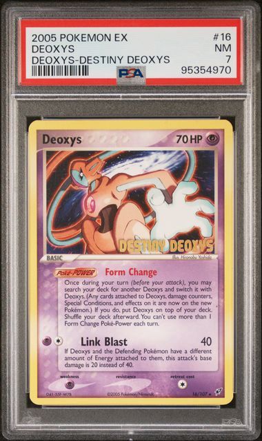 PSA 7 - 2005 POKEMON EX DEOXYS #16 DEOXYS DEOXYS-DESTINY DEOXYS (95354970)