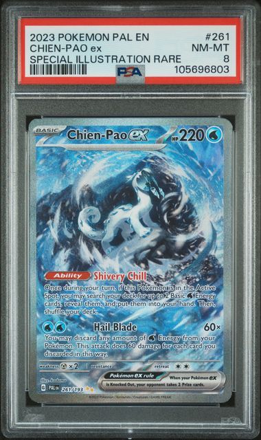 PSA 8 - 2023 POKEMON PAL EN-PALDEA EVOLVED #261 CHIEN-PAO ex SPECIAL ILLUSTRATION RARE (105696803)