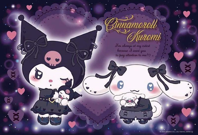 Beverly 300-022 Jigsaw Puzzle Sanrio Lovely Friends - Cinnamoroll &amp; Kuromi