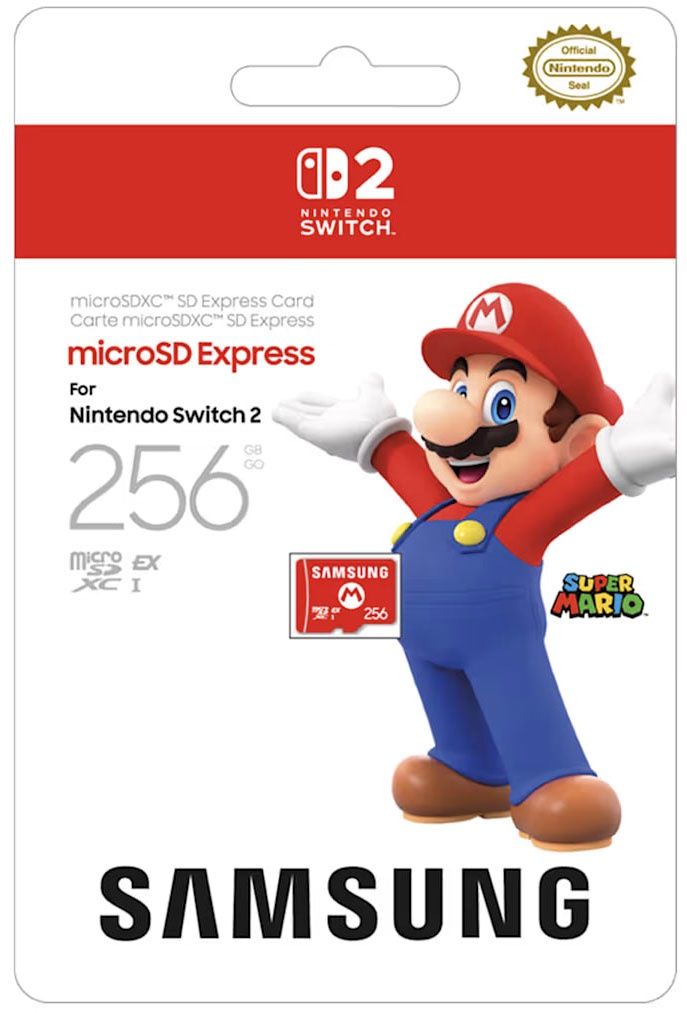 Samsung microSD Express Card – 256GB for Nintendo Switch 2