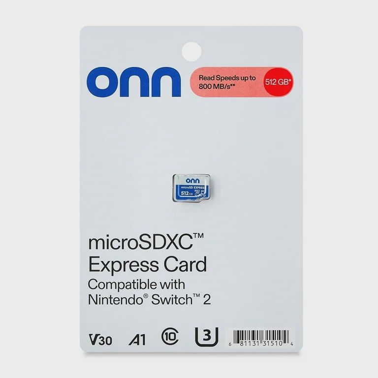 Onn 256GB Micro SD Express Card SDXC