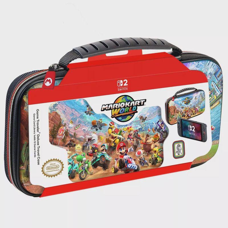 Nintendo Switch 2 Game Traveler Deluxe Mario Kart World Case
