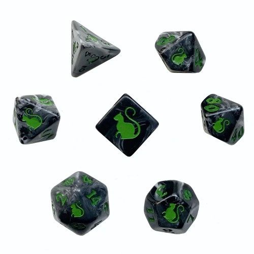 Kitty Clacks: Trixie 7Pcs Dice Set