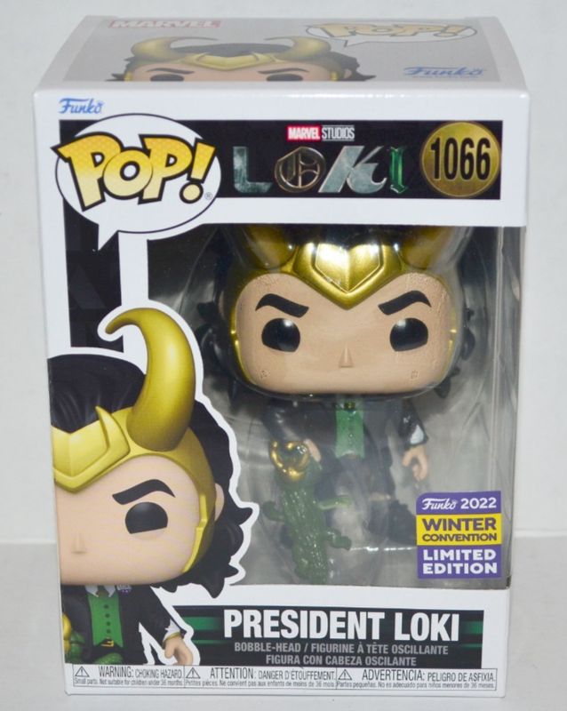 #1066 Loki - President Loki - 2022 Winter Convention Limited Edition - Funko Pop!