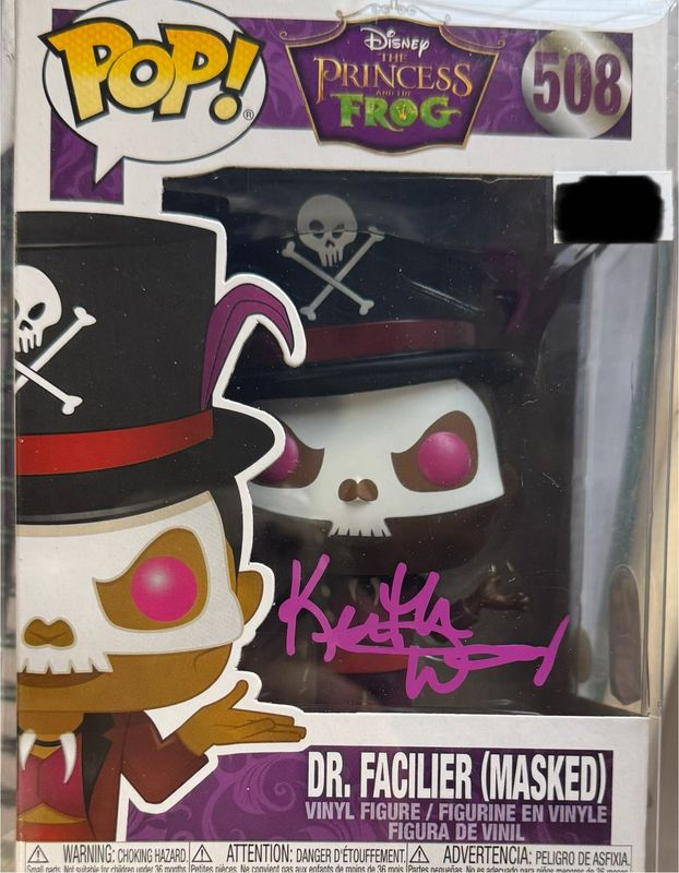#508 - The Princess and the Frog - Dr. Facilier (Masked) (Signed by Keith David) - Funko Pop!