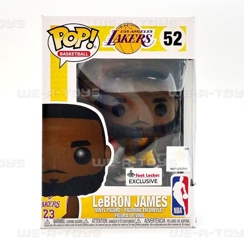 #52 - Los Angeles Lakers - Lebron James - Foot Locker Exclusive - Funko Pop