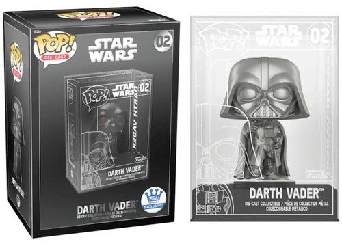 #02 Star Wars - Darth Vader (Die Cast) - Funko Pop!