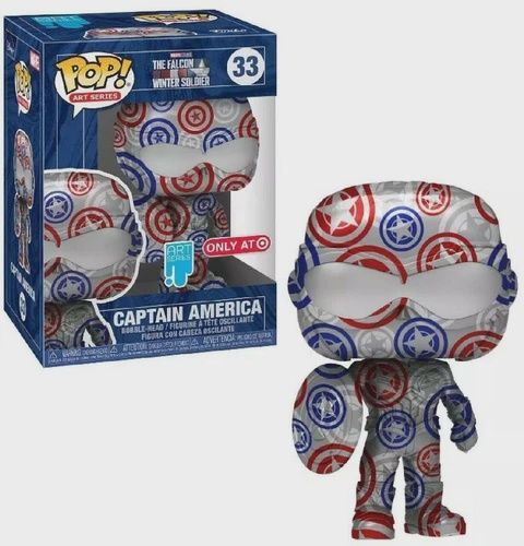 #33 - The Falcon And the Winter Soldier - Captain America (Art Series) (Target Exclusive) - Funko Pop