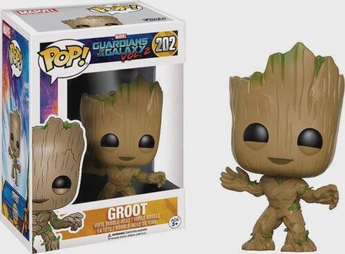 #202 Marvel Gaurdians Of The Galaxy: Vol. 2 - Groot - Funko Pop!