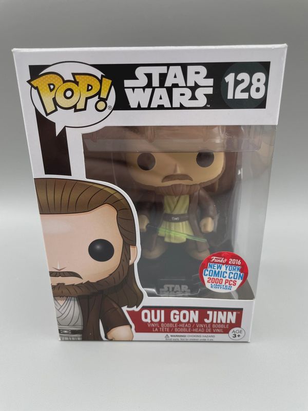 #128 Star Wars - Qui Gon Jinn - New York Con Exclusive - Funko Pop!