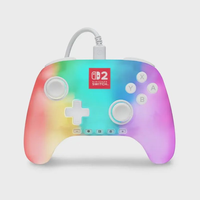 PowerA - Advantage Wired Controller for Nintendo Switch 2 with Lumectra - White