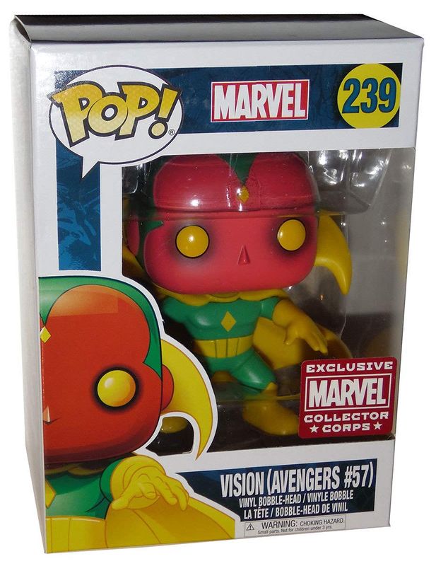 #239 Marvel - Vision - Marvel Collector Corps Exclusive - Funko Pop!