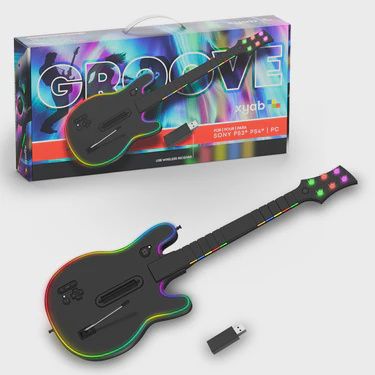 XYAB Groove Wireless Guitar Controller LED for PC PS3 PS4