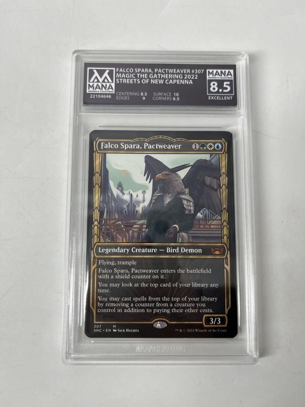 MANA 8.5 - 2022 Magic The Gathering Streets of New Capenna Falco Spara , Pactweaver #307 (22104646)