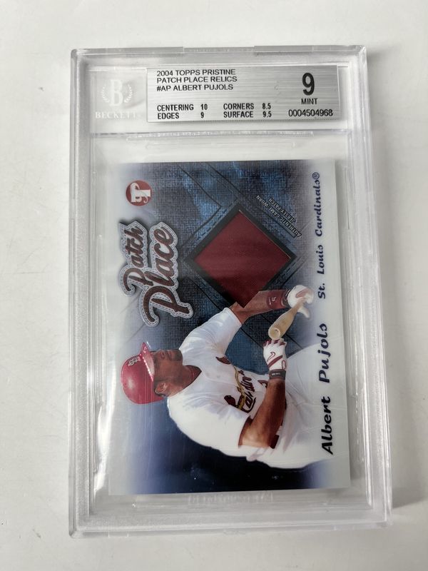 Beckett 9 - 2004 Topps Pristine Patch Place Relics Albert Pujols #AP (0004504968)