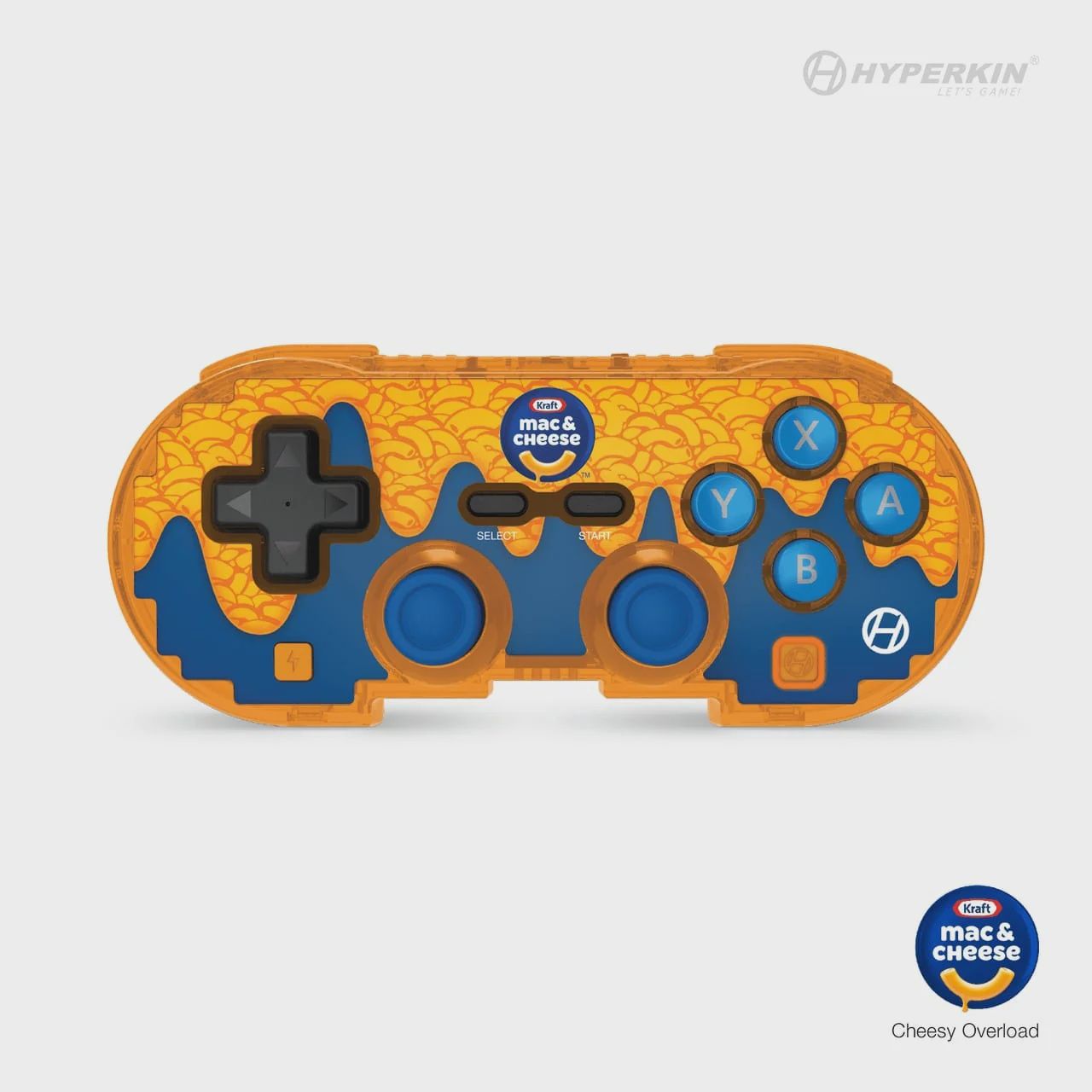 Hyperkin - Pixel Art - Limited Edition Controller - Kraft: Mac &amp; Cheese - (SNES-Type) Controller
