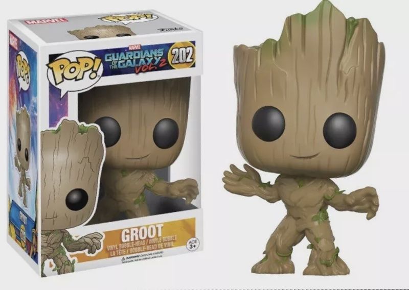 #202 Marvel Studios Guardians Of The Galaxy Vol 2 - Groot (10 inch) - Only at Target - Funko Pop!