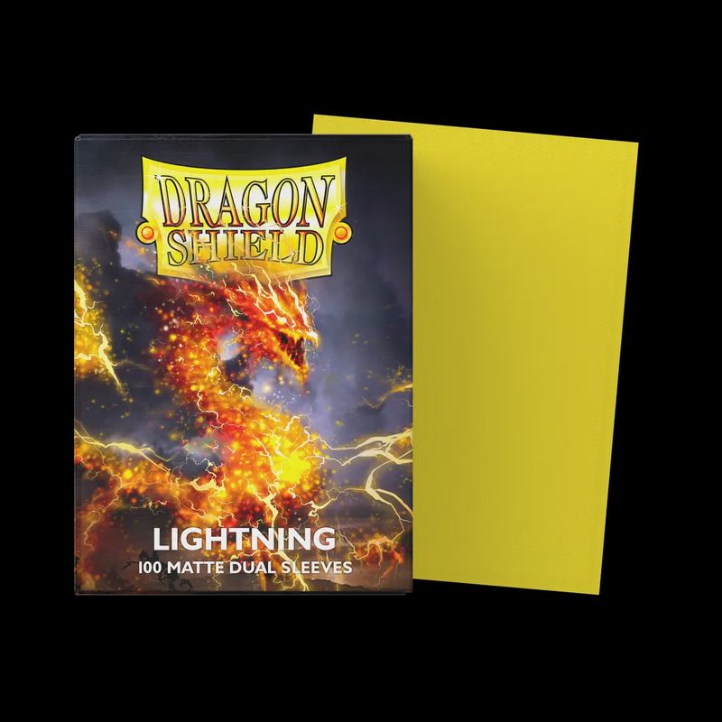 Dragon Shield - Lightning - Dual Standard Sized Card Sleeves [100 Count]