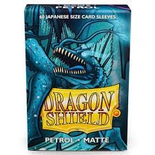 Dragon Shield - Petrol - Japanese [60 Count]