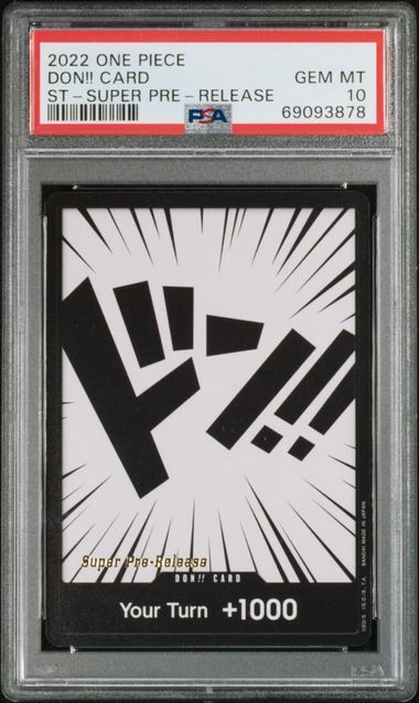 PSA 10 - 2022 One Piece Don!! Card ST - Super Pre - Release [69093878]