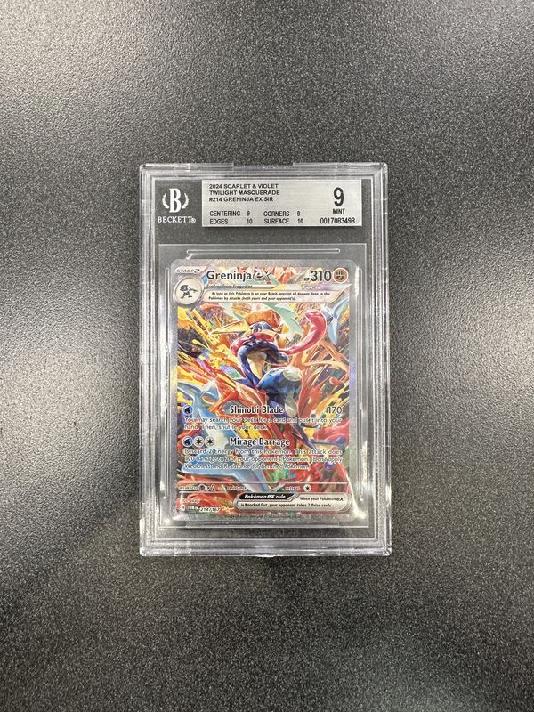 BGA - 2024 Csraket &amp; Violet Twilight Masquerade #214 Greninja EX SIR