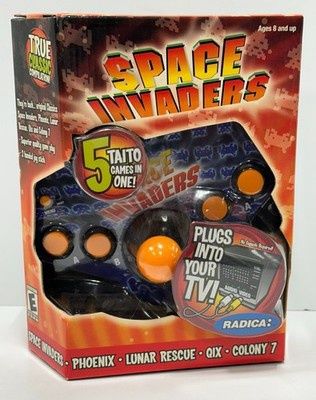Space Invaders (5 in 1) Plug N Play, Condition: New/Sealed