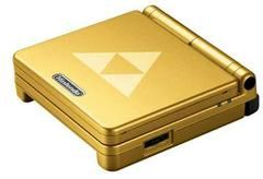 Game Boy Advance SP System | Zelda Triforce Reshell