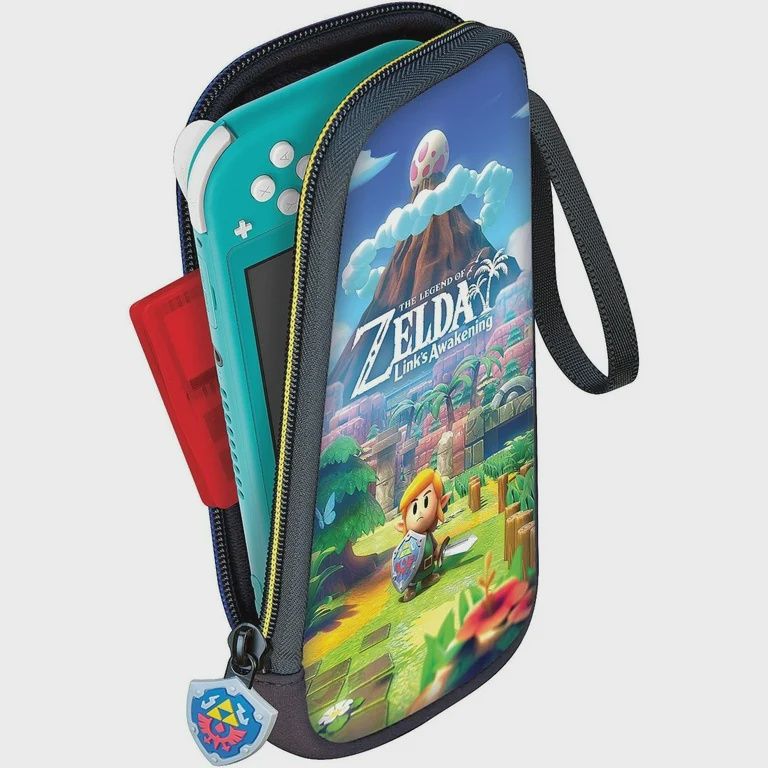 The Legend of Zelda Link: Awakening, Nintendo Switch Lite, Video Game Traveler, Slim Travel Video Gaming Carrying Case