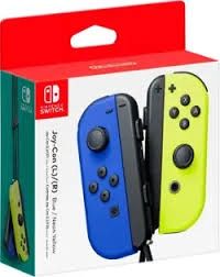 Navy Blue/ Neon Yellow Nintendo Switch Joy-Con Set