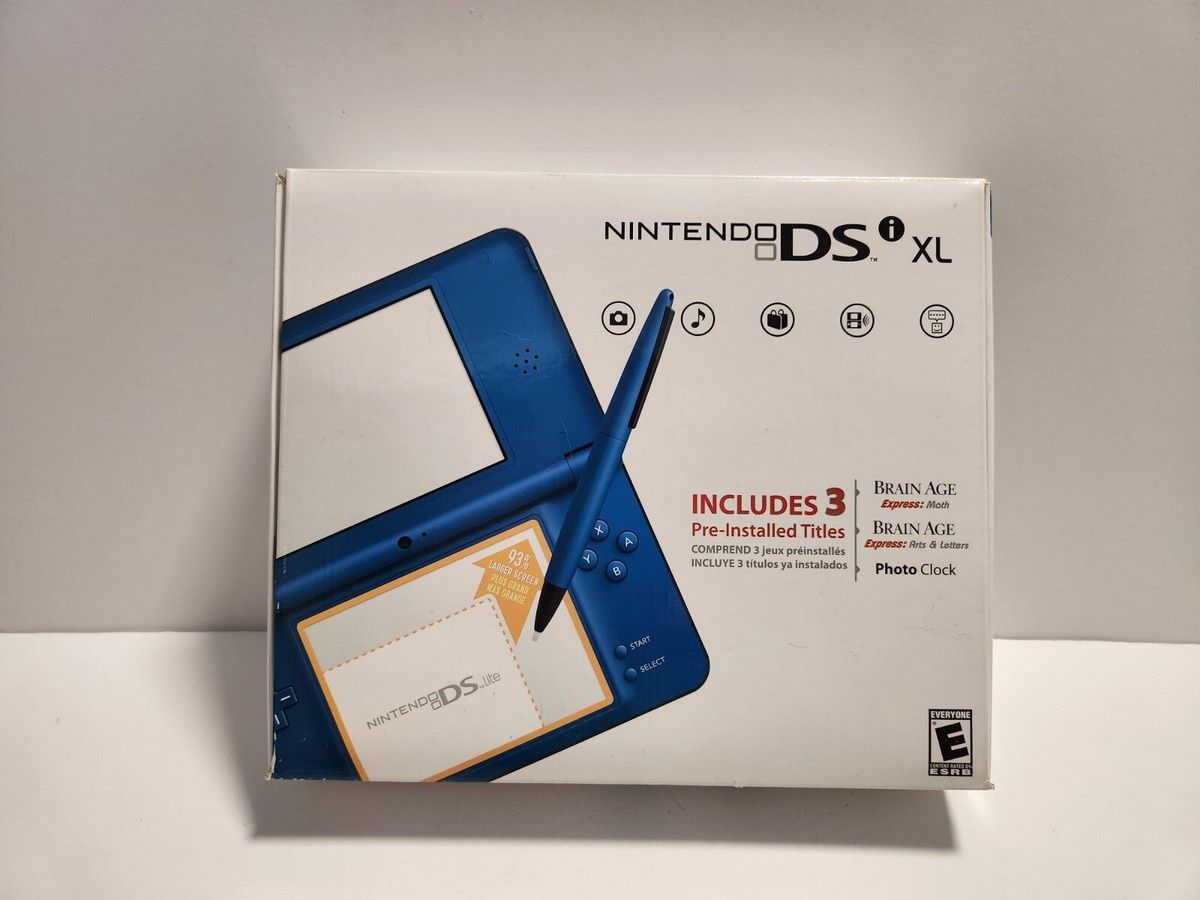 Blue Nintendo DSi XL System, Condition: Sealed