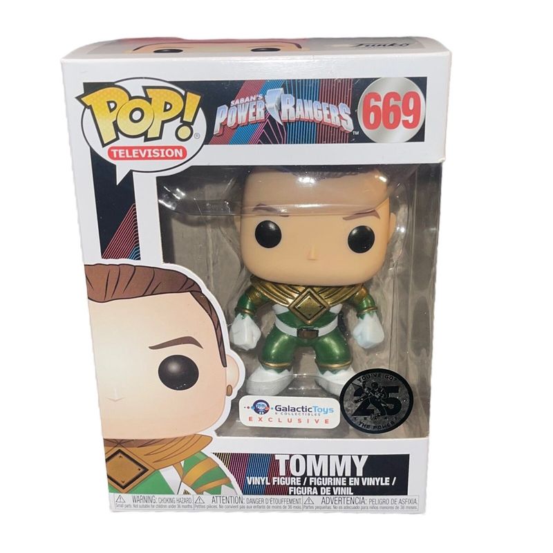 #669 - Power Rangers - Tommy - Galactic Toys Exclusive -Funko Pop