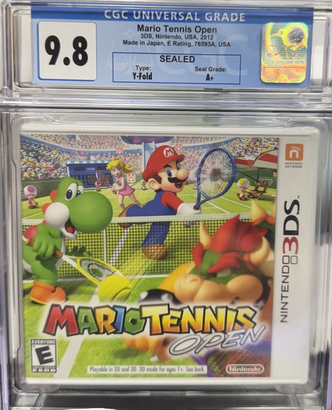 CGC 9.8 - Mario Tennis Open [1024114005] - Nintendo 3DS
