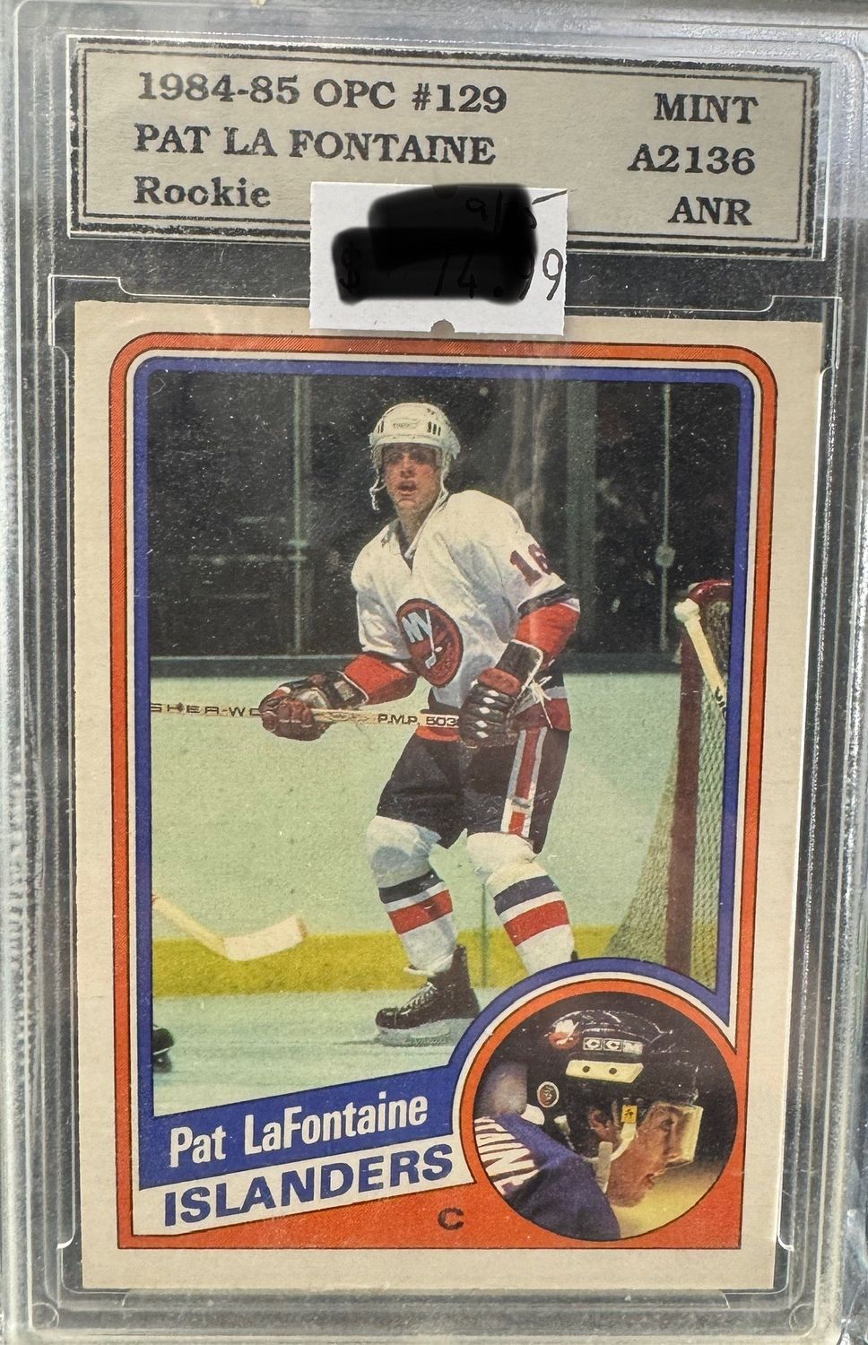 American Card Exchange - Pat La Fontaine - 1984-85 OPC #129 - Rookie - Mint [A2136]