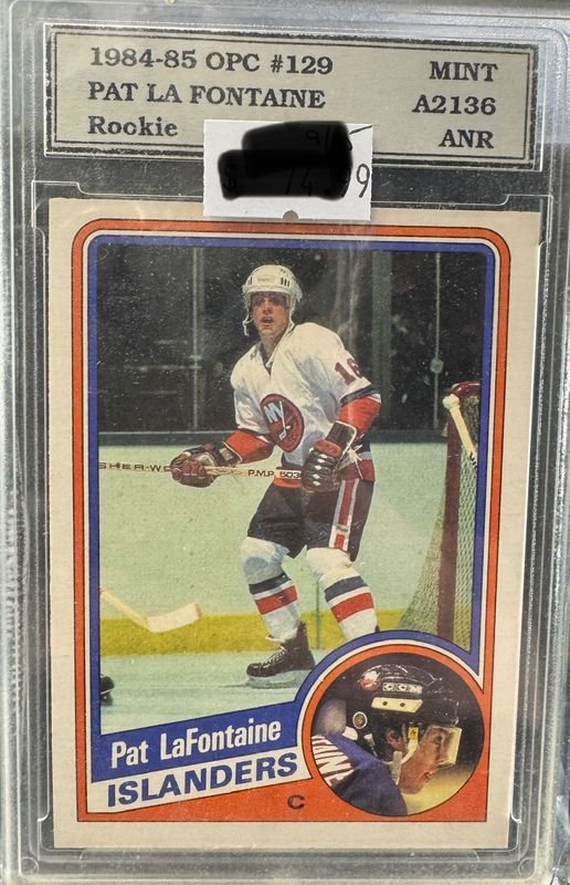 American Card Exchange - Pat La Fontaine - 1984-85 OPC #129 - Rookie - Mint [A2136]