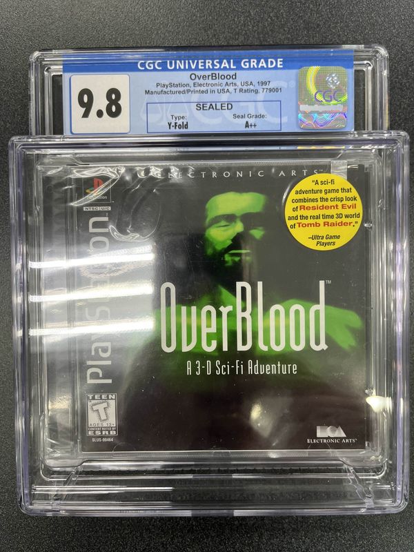 CGC - 9.8 OverBlood - Playstation 1 - Sealed Graded [1024115001]