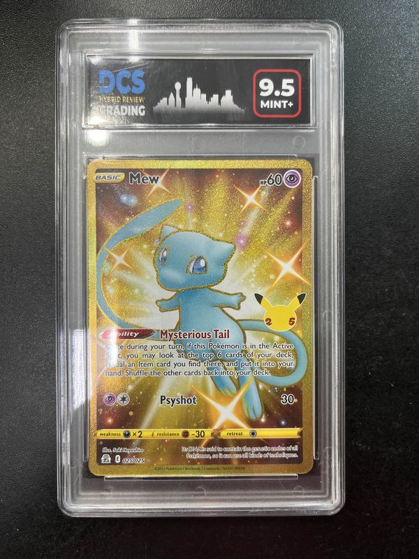 DCS - 9.5 Pokemon (2021) Celebrations Gold Mew