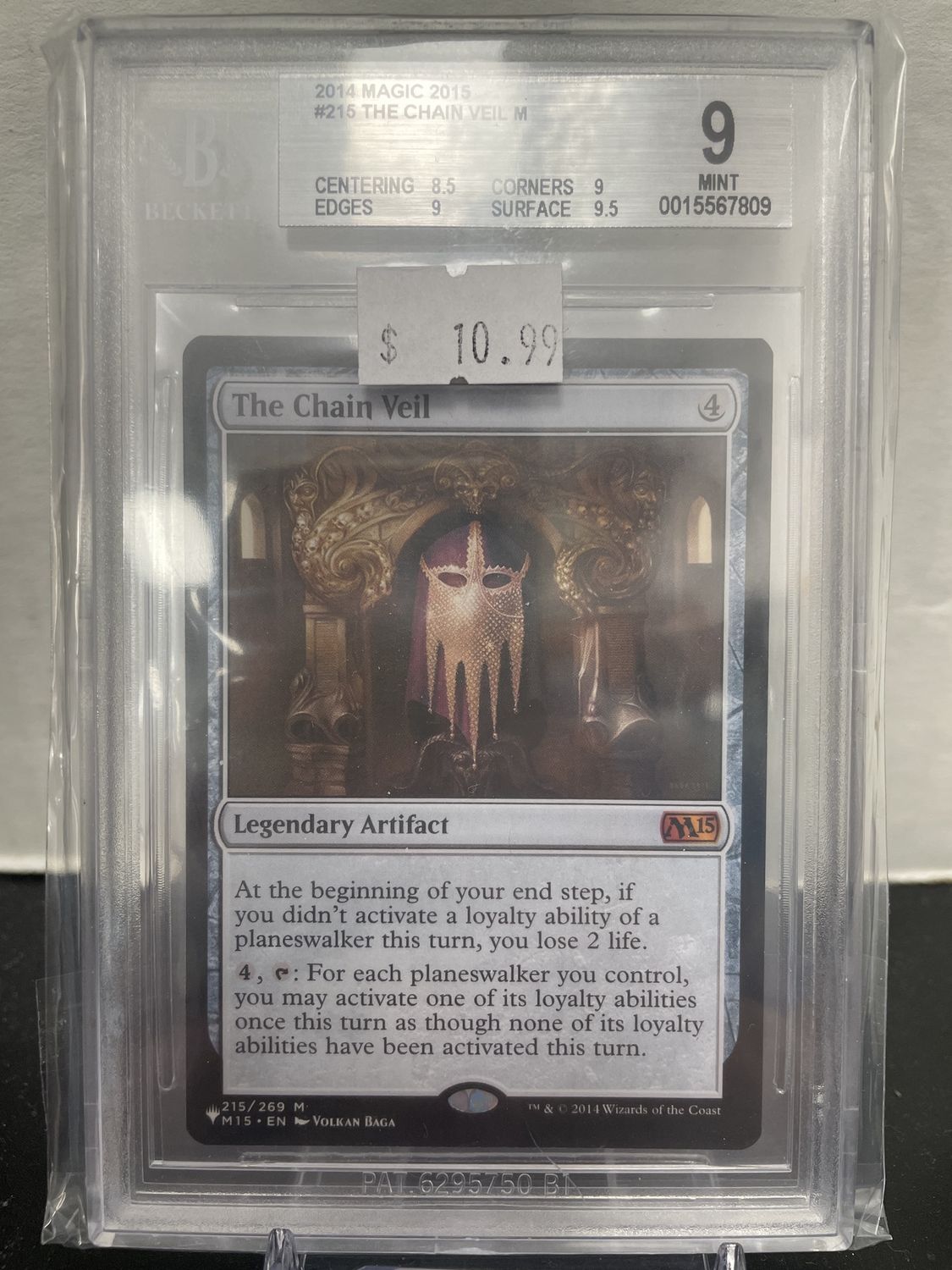 BGS 9 - 2014 Magic 2015 #215 The Chain Veil M [0015567809]
