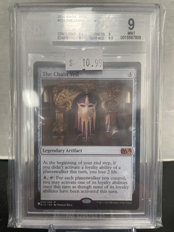 BGS 9 - 2014 Magic 2015 #215 The Chain Veil M [0015567809]