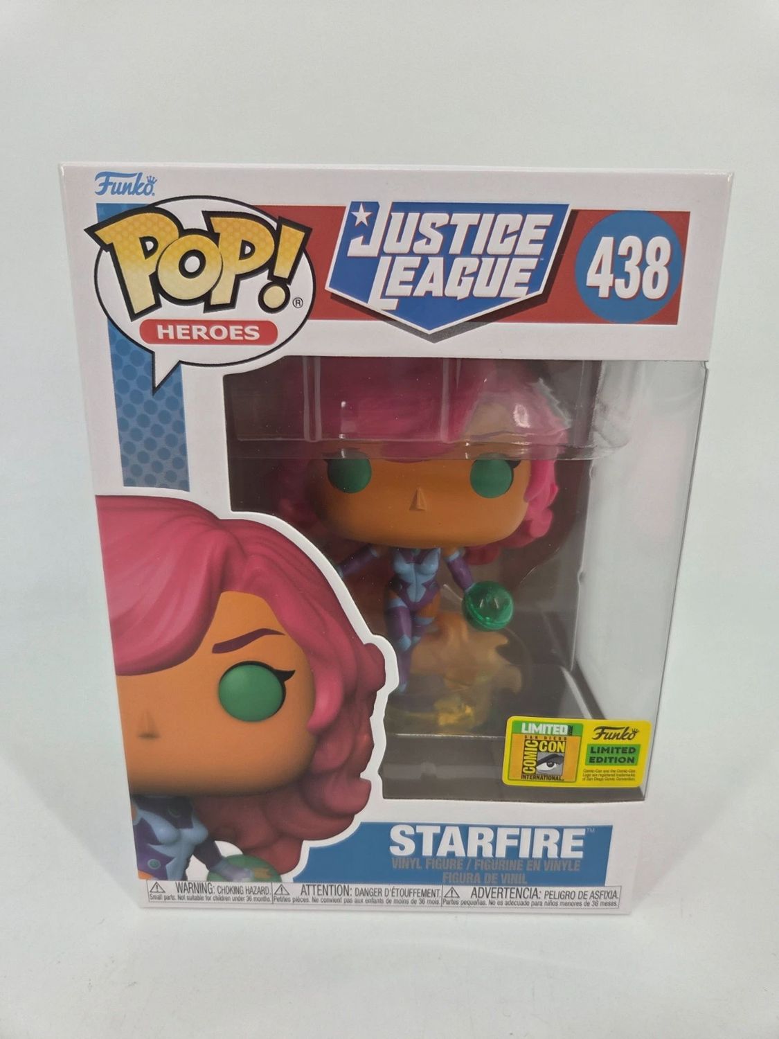 #438 Justice League - Starfire - 2022 Comic Con - Funko Pop!