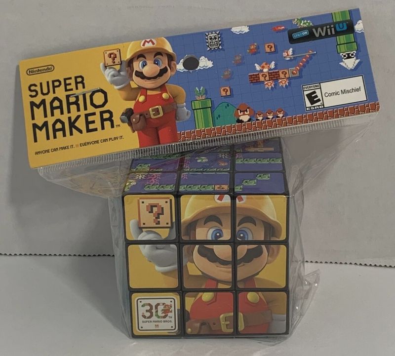 Super Mario Maker 30th Anniversary Puzzle Cube Exclusive