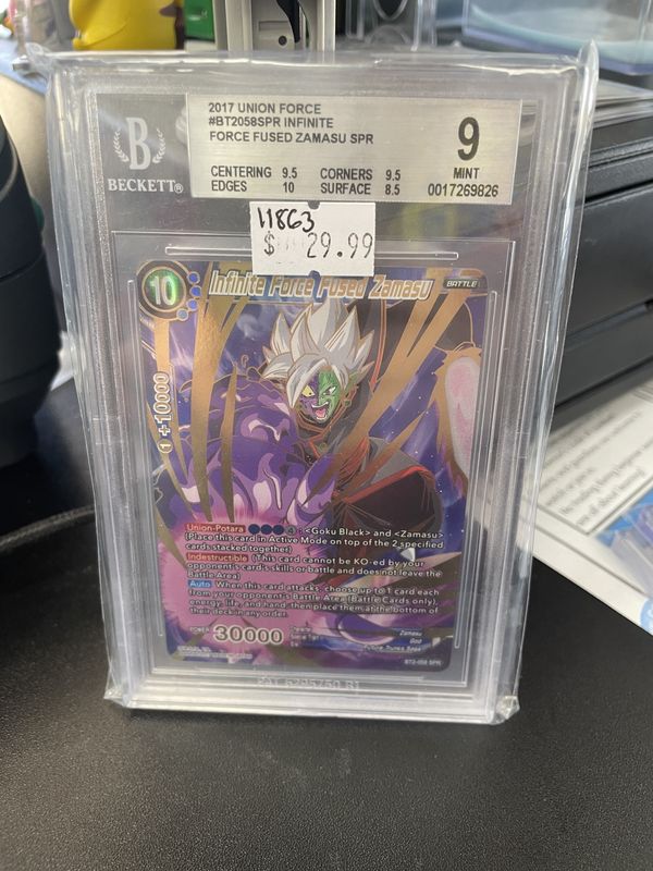 BGS 9 - 2017 Dragon Ball Super - #BT2-058SPR - Infinite Force Fused Zamasu SPR - [0017269826]