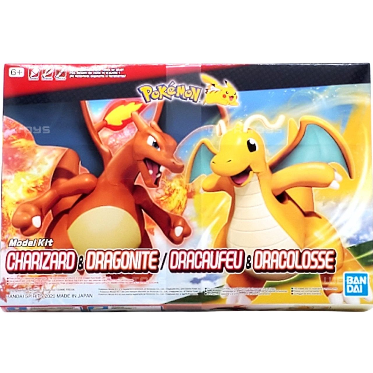 BANDAI NAMCO - Charizard &amp; Dragonite - Model Kit