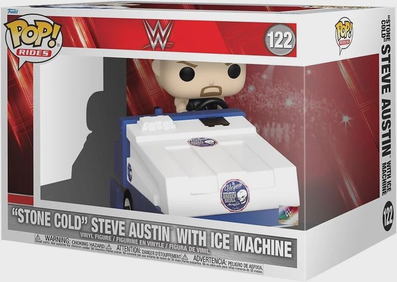 #122 - WWE - &quot;Stone Cold&quot; Steve Austin with Ice Machine - Funko Pop!