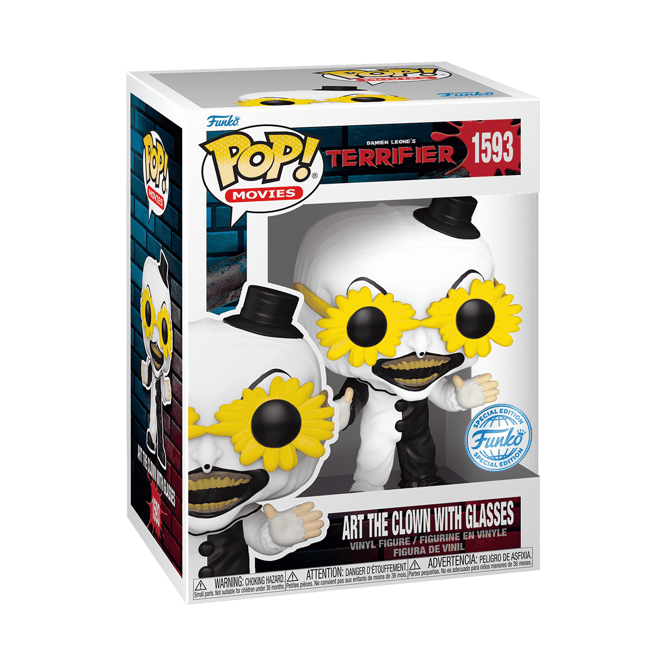 Funko Pop! #1593 Art the Clown With Glasses - Terrifier