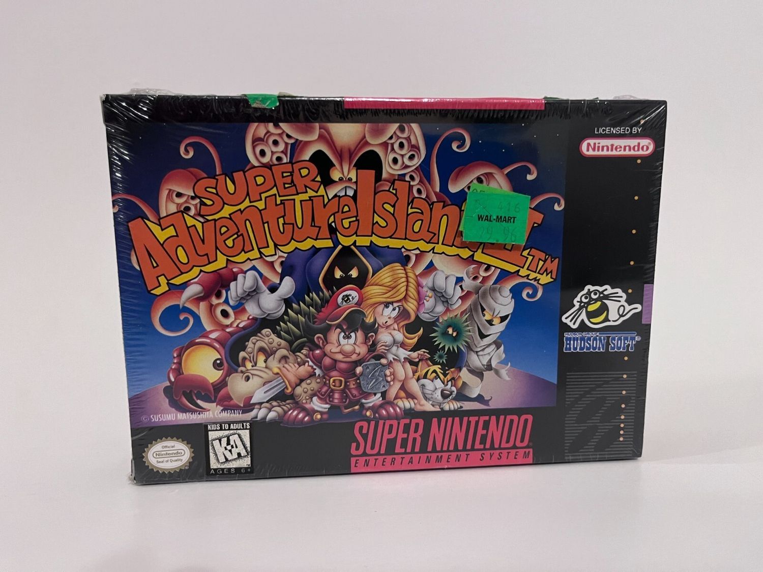 Super Adventure Island II - SNES, Condition: New/Sealed