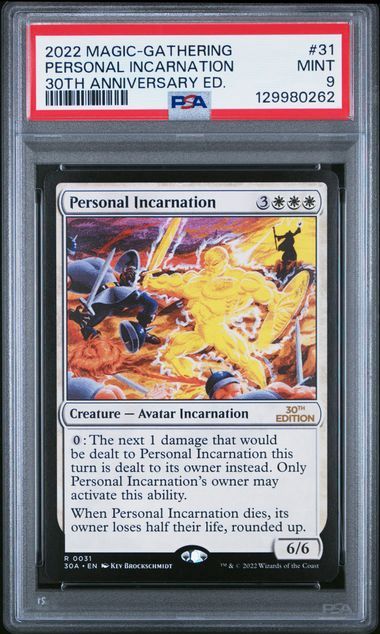 PSA - 9 - 2022 Magic-Gathering Personal Incarnation 30th Anniversary ED. #31 [129980262]