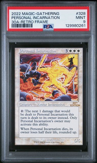 PSA 9 - 2022 Magic the Gathering - Personal Incarnation - 30A - Retro Frame - #328 - [129980261]