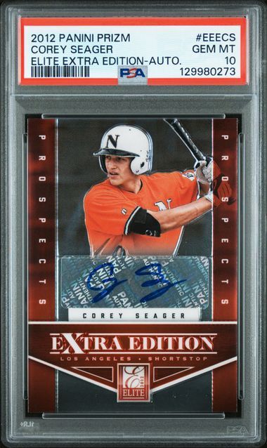 PSA 10 - 2012 Panini Prizm - Cory Seager - Elite Extra Edition Auto. - #EEECS - [129980273]