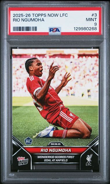 PSA - 9 - 2025-26 Topps Now LFC Rio Ngumoha #3 [129980268]