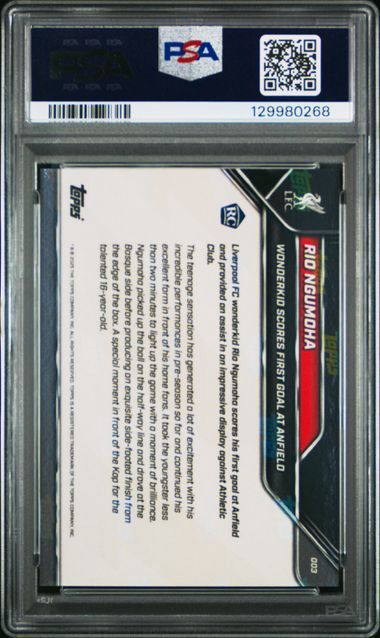 PSA - 9 - 2025-26 Topps Now LFC Rio Ngumoha #3 [129980268]